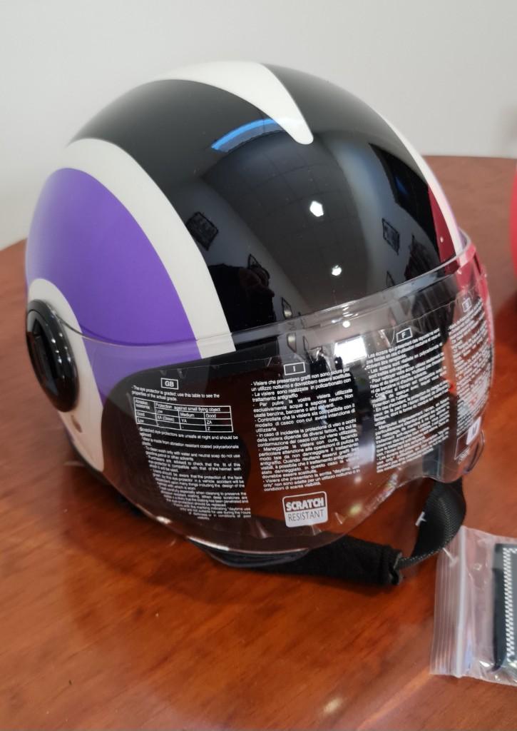 Casco jet bicolor (two-tone)
